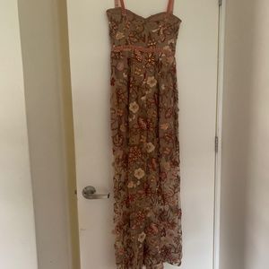 Long floral dress